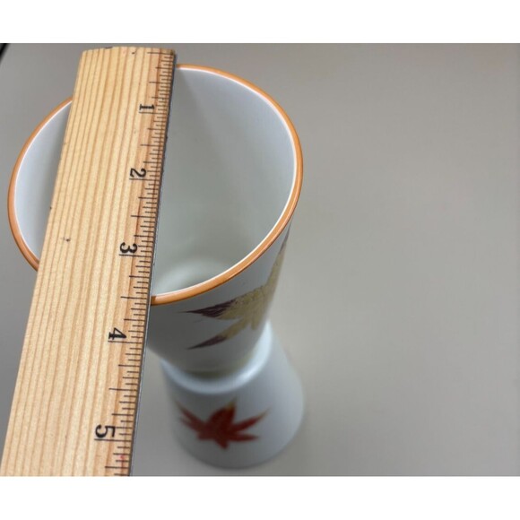 Vintage MCM Noritake Bone China Nippon Toki Kaisha Maple Leaf Handpainted Vase - Picture 5 of 8